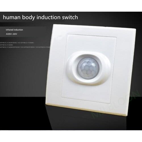 Infrared human body induction switch corridor Delay sensory switch Fire start up sensory switch AC85V~265V