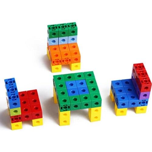 Creative Toy Math Spell Insert 2cm Square Blocks Mathlink Cubic Blocks Kindergarten Early Education Building Blocks