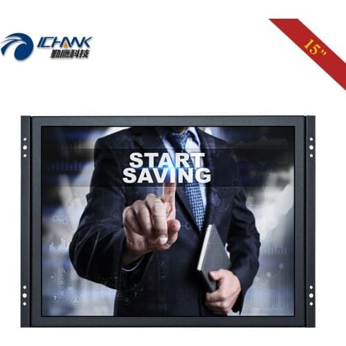 ZK150TC-59D/15" inch 1024x768 USB HDMI Embedded&Open Frame&Wall-mounted 10-points Capacitive Touch LCD Screen PC Monitor Display