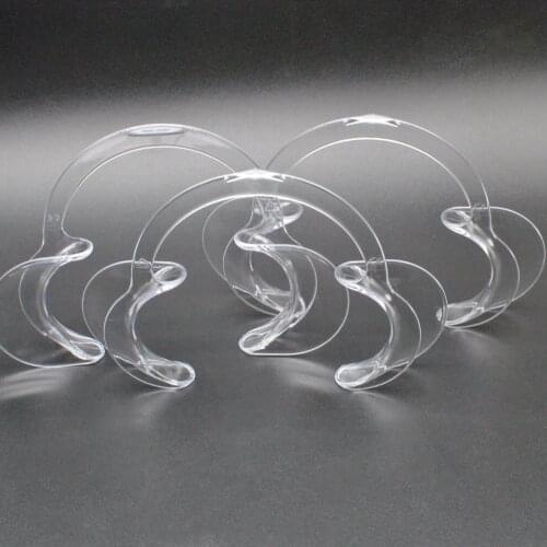 10PCs/Set Disposable Teeth Mouth Opener Cheek Dental Clear Retractor C Shape Teeth Whitening Dental Equipment Mouth Expanders