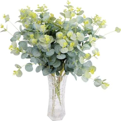 3PCS 50cm Green Artificial Leaves Lysimachia Plants Wall Decorative Fake Plants For Home Indoor Shop Garden Party Decor Flower