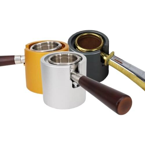 51/58MM Manual Adjustable Coffee Tamper Holder Mat Espresso Tampering Tamper Holder Coffee Machine Tool Portafilter Sturdy Hot