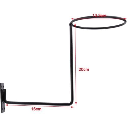 8x Wall Mount Rust Proof Motorcycle Helmet Rack Wig Ball Stand with Screws