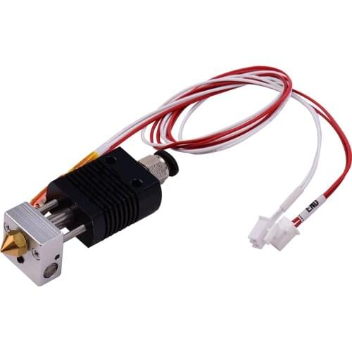 3D Printer Accessories Hot End Extruder Heater Block Assembly Kit with 1.75mm Diameter 0.4mm Nozzle for Anet ET4 ET4X ET4 Pro