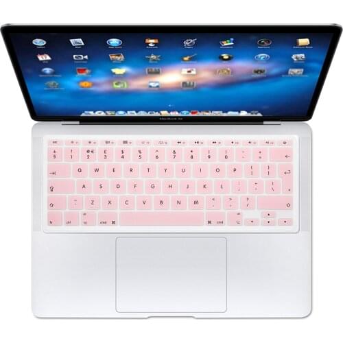English EU UK Layout Silicone Keyboard Cover Skin Protector for MacBook Air 11 11.6 Inch A1465 A1370 model