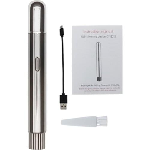 Electric Eyebrow Trimmer Eye Brow Epilator Shaver Painless Make Up Face Hair Remover USB Rechargeable