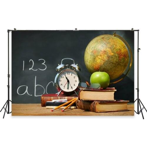 HUAYI Photo Background Newborns Birthday Photography Backdrops Blackboard Book School Custom Studio Photobooth Backdrop XT-6592