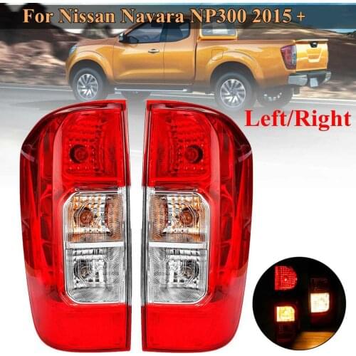 Red Left/Right/Pair Car Rear Tail Light With Bulb Wiring Harness For Nissan Navara NP300 D23 2015 2016 2017 2018 2019