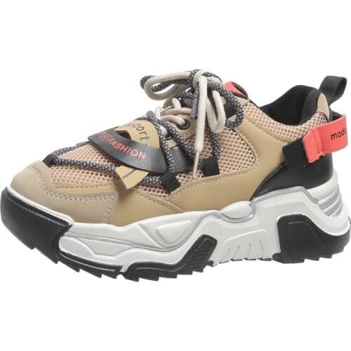 Spring Women Sneakers Breathable Waterproof Platform Vulcanize Shoes Woman Sneakers Leather Casual Shoes Tenis Feminino