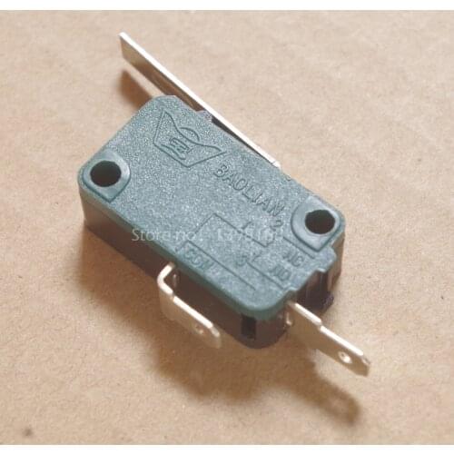 10PCS MICROSWITCH LIMIT SWITCH 2pin N/O N/C MICRO SWITCH with Chip for Arcade Button Joystick Parts /BAOLIAN free shipping