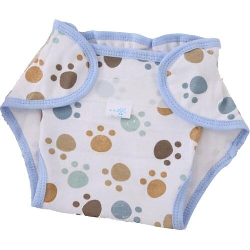 Reusable Nappies Cloth Full Cotton Newborn Baby Natural Diapers Comfortable 6 Layers Washable Baby Care Training Pants Supplies