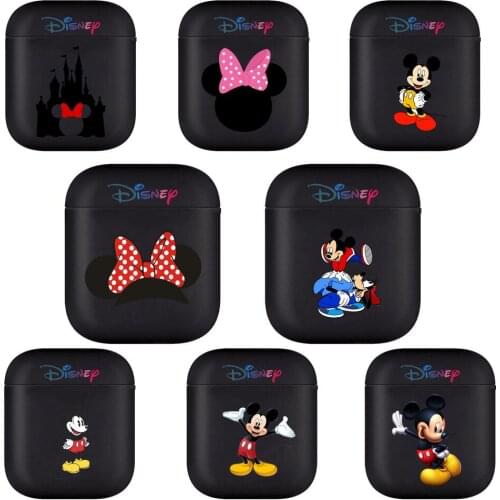 Disney mickey Soft Silicone Cases For Apple Airpods 1/2 Protective Bluetooth Wireless Earphone Cover For Apple Air Pods