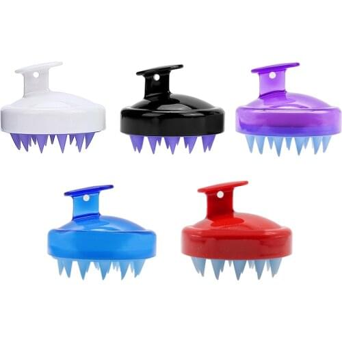 New Silicone Head Body Scalp Massage Brush Care Tool Comb Shampoo Hair Washing Comb Shower Bath Spa Slimming Massaging Brushes