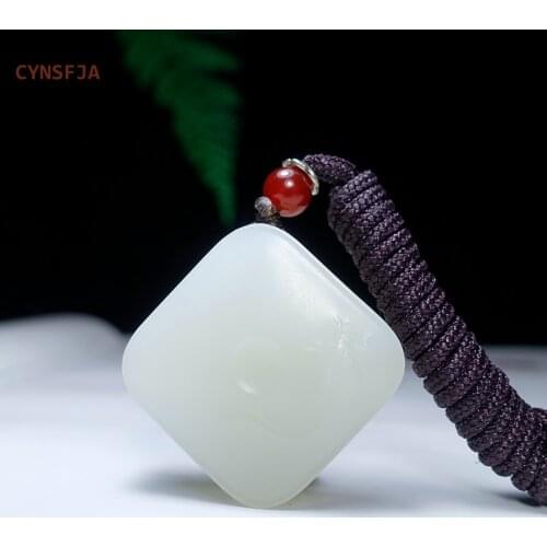 CYNSFJA New Rare Real Certified Natural Hetian Jade Nephrite Lucky Amulet Wealthy Fish Pendant High Quality Best Birthday Gifts