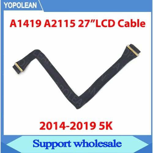 New Lcd Cable 923-00093 for iMac 27" A1419 A2115 LCD Cable 5K Display LCD LED LVDS Display Video Cable 2014 2015 2017 2019 Year