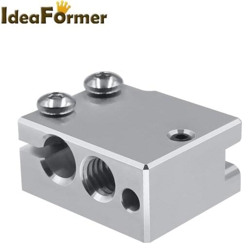 3D Printer Parts PT100 Volcano Heat block High Temperature Heat Block For E3d Volcano Hotend Heated BMG Extruder Titan