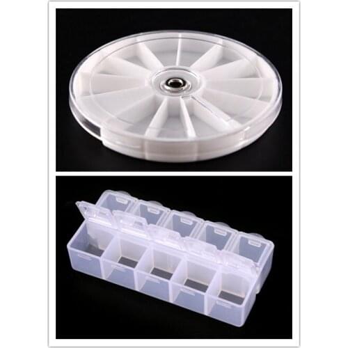 Portable 10 /12 Compartments Pill Box Mini Travel Tablet Medicine Dispenser Case Box Container Drug Tablet Storage 2 Style