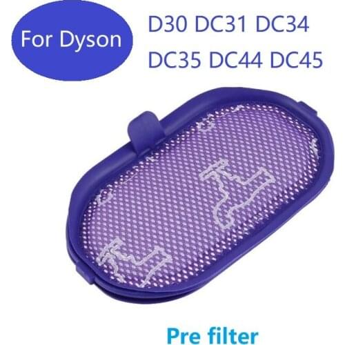 Vacuum Cleaner Pre Filter for Dyson Handheld Vacuum Cleaner D30 DC31 DC34 DC35 DC44 DC45 Spare Parts Replacement Filters