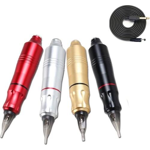 Professional Rotary Pen Tattoo Machine Quiet Swiss Motor Tattoo Gun Permanent Makeup Eyebrow Tattoo Machine For Beginners