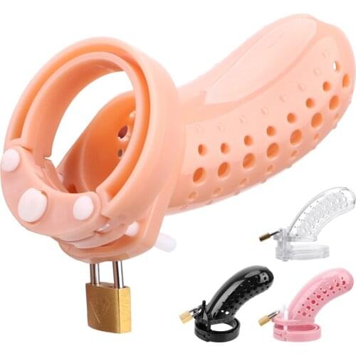 Bird cock Cage Chastity Device plastic with 5 rings slave BDSM bondage penis lock restraint male sex toys for men