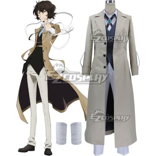 Bungou Stray Dogs Osamu Dazai Grey Cosplay Costume E001