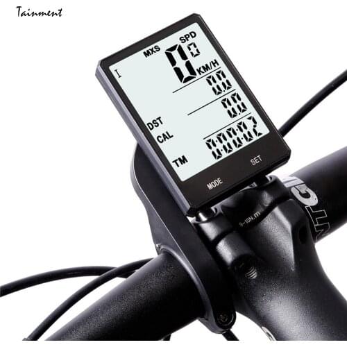 Waterproof Bicycle Computer with Back light Wireless Wired Bicycle Computer Bike Speedometer Odometer Bike Stopwatch Five Types