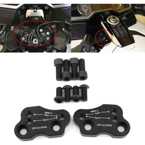 1 Pair Motorcycle Handlebar Riser with Screws for Goldwing GL1800 2018