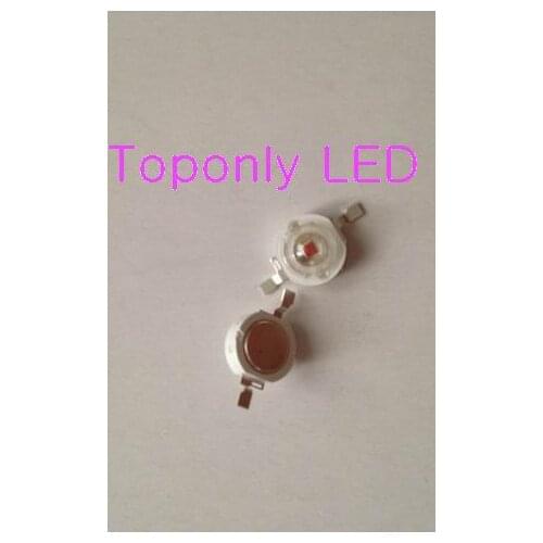 1w high quality Epileds chips 650-660nm red color high power led lamp 30-40lm 500pcs/Lot wholesale&retail,DHL free shipping