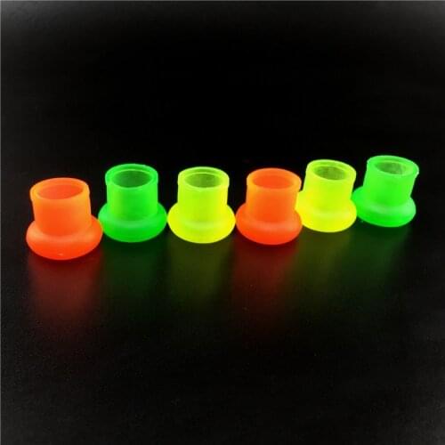 10 Pcs/Lot Soft Rubber Non Soft RubSlip Fishing Rod/Pole O Shaped Ring Float Stopper Holder Tackle O Rings Anti-skid Pole Sleeve