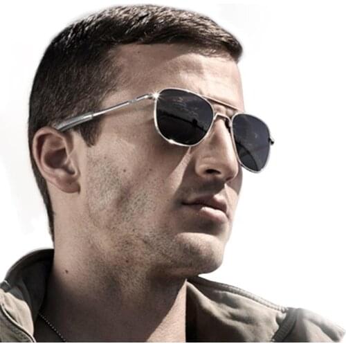 2021 Retro military fashion army to pilot 52mm sunglasses brand Classic polarized sunglasses lunette de soleil homme 2931