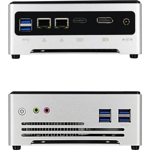 2021 Topton Portable Mini PC 10nm Intel Core i7-1065G7 i5-1035G4 Desktop Computer Win10 Linux 2*DDR4 2*M.2 NVMe HDMI DP Dual 4K