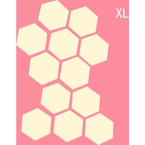 Hot Sale 6/12PCs Geometric Hexagon Mirror Wall Sticker DIY Home Decor Enlarge Living Room Removable Safety Creative Wall sticker