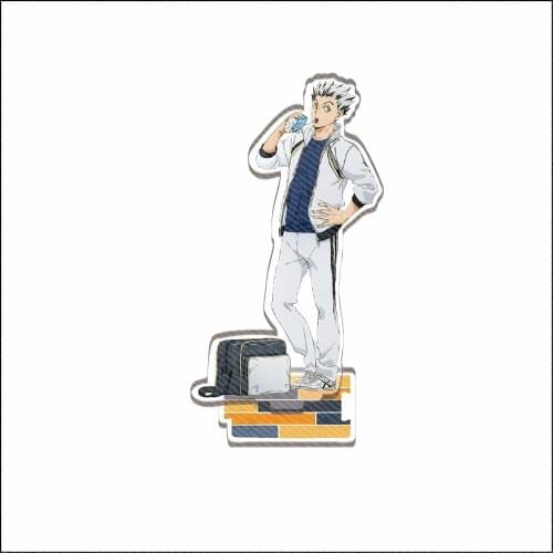 Anime Haikyuu!! Acrylic Desk Stand Cartoon Volleyball Junior Desktop Decor Stand Figure Model Figure Plate Holder Stand Gift