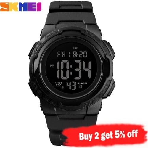 SKMEI Luxury Brand Men Analog Digital PU Sports Watches Mens Army Military Watch Man Electronic Clock Relogio Masculino 1423