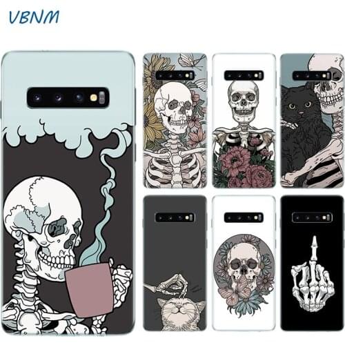 Cool Skull Riverdale Soft TPU Case For Samsung Galaxy S8 S9 J4 J6 A8 A6 Plus + J8 A7 A9 2018 Note 10 Pro 9 8 S6 S7 Edge Cover
