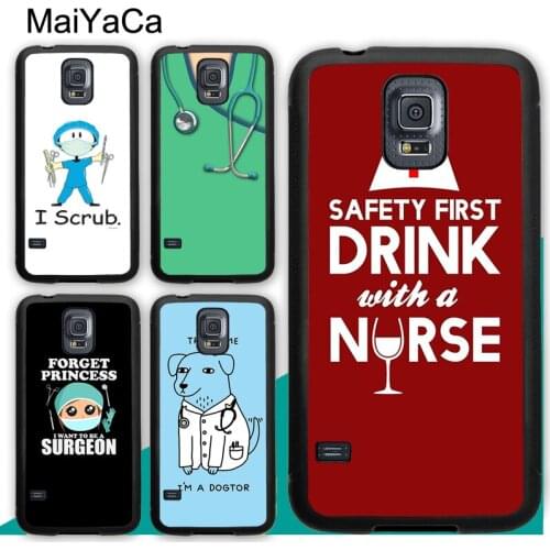 Funny Nurse Doctor Nursing Case For Samsung A21S A20e A71 A51 A10 A40 A50 A70 Galaxy S20 Plus S10 S9 Note 20 Ultra