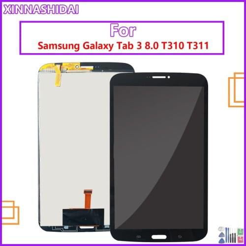 LCD Display with Touch Screen Digitizer Sensors Full Assembly Panel For Samsung Galaxy Tab 3 8.0 T310 T311 SM-T310 SM-T311
