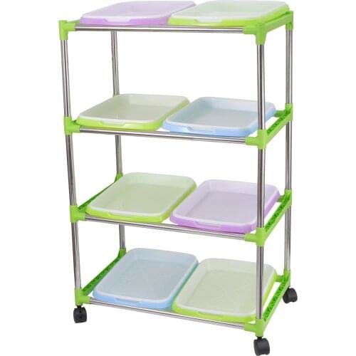 DIY Nursery Pot Bracket Hydroponic Nursery Tray Vegetable Planting Plate Bud Greenhouse Seedling Raising Plate Planting Frame