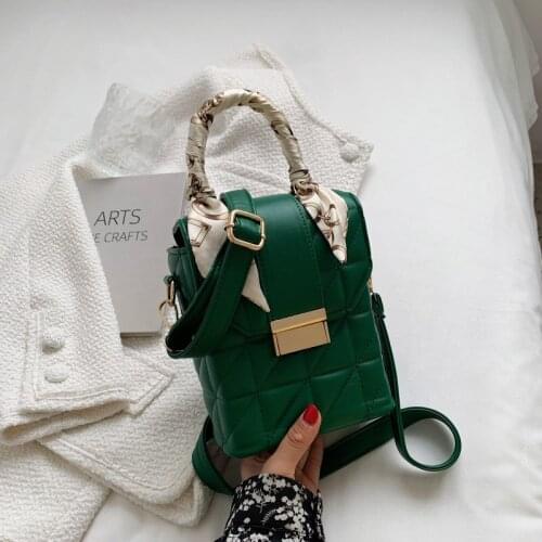 Ribbon Design Box Crossbody Bags Women Mini PU Leather Shoulder Bag Luxury Womens Designer Handbags Fashion Mobile Phone Purses