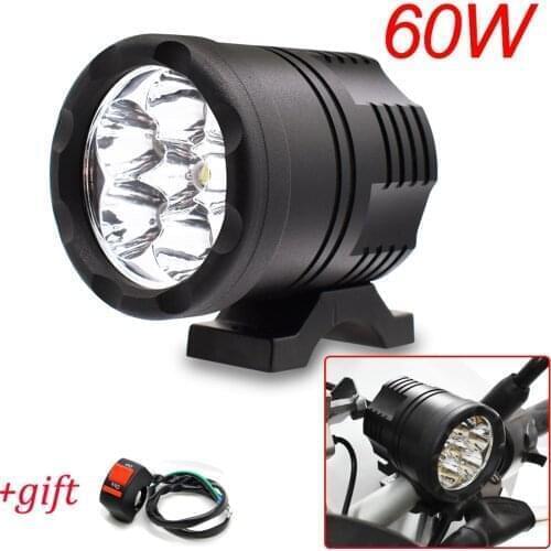 For kawasaki versys 650 z900 z1000 suzuki 650 africa twin Motorcycle LED Light 9-48V Auxiliary Headlight Driving DRL Fog Lamp