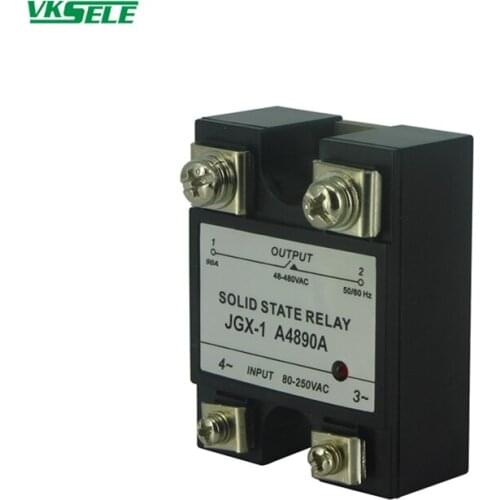 JGX-1A4890A 90-250V AC control 48-480v ac solid state relay
