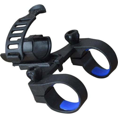 Flashlight Mounting Bracket Bicycle Headlight Stand Bike Handlebar Grips Clamp Flashlight Torch Holder with Quick Release Screw