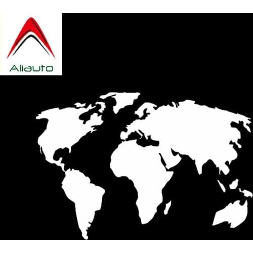 Aliauto Fashion Car Sticker Personality World Map Waterproof Sunscreen Reflective Decal for BMW X Series Vinyl,18cm*12cm