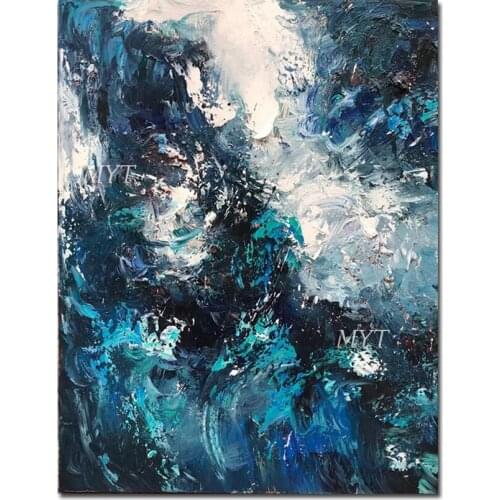 Unframed Wall Hangings Palette Knife Art Abstract Oil Painting 100% Hand Painted Unframed Wall Decor Canvas Art Craft Picture