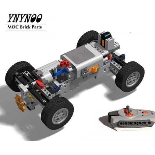 NEW High-Tech 4WD Off-road Front Suspension System MOC Building Blocks Bricks Parts Kits RC Model Cars for kids Boys DIY Toys