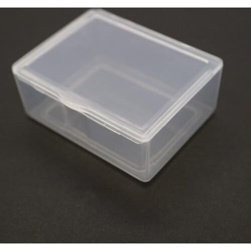 10pcs Small plastic box rectangular transparent 5.5*4.3*2.2cm PP Storage Collections Container Box Case Sundries plastic box