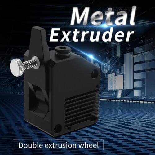 Full Metal Extruder Dual Drive Gear Support Flexible Filament for Creality Ender-3 Series Two Trees Bluer 3D Printer