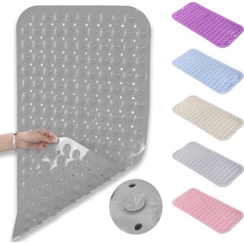 Bathroom Shower Mat Rugs Rubber Non-slip Floor Mat Kids Bathtub Suction Foot Shower Cup Bath Tub Mat Waterproof Safety Pad R9D9