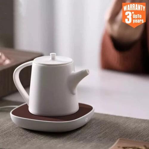 Youpin Sanjie Cup Warmer Insulation Base Thermostat Pad Glass Teapot Warm Cup Coasters Heating Office Coffee Cup Heater
