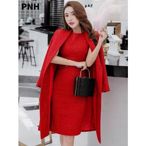 Windbreaker Womens Mid Long 2021 Autumn New Spring and Autumn Fashion Slim Waist Temperament Red Coat Woman